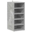 vidaXL 2 db betonszürke szerelt fa cipősszekrény 31,5 x 35 x 70 cm