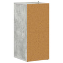 vidaXL 2 db betonszürke szerelt fa cipősszekrény 31,5 x 35 x 70 cm