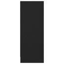 vidaXL fekete szerelt fa cipősszekrény 31,5 x 35 x 90 cm