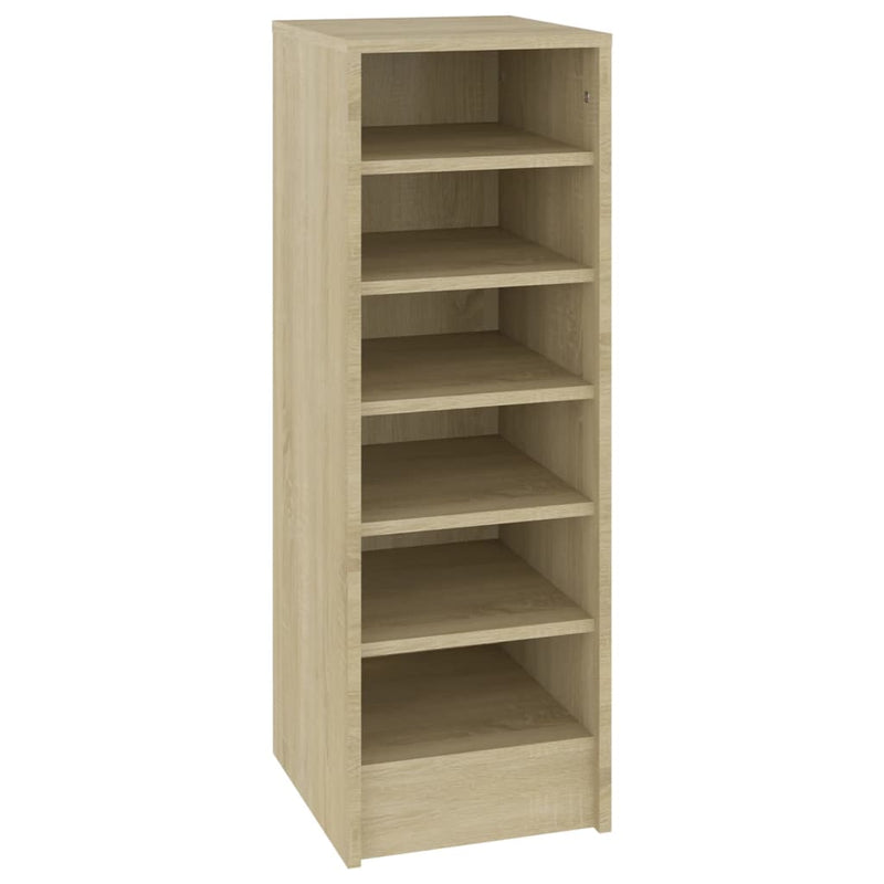 vidaXL sonoma tölgy színű szerelt fa cipősszekrény 31,5 x 35 x 90 cm