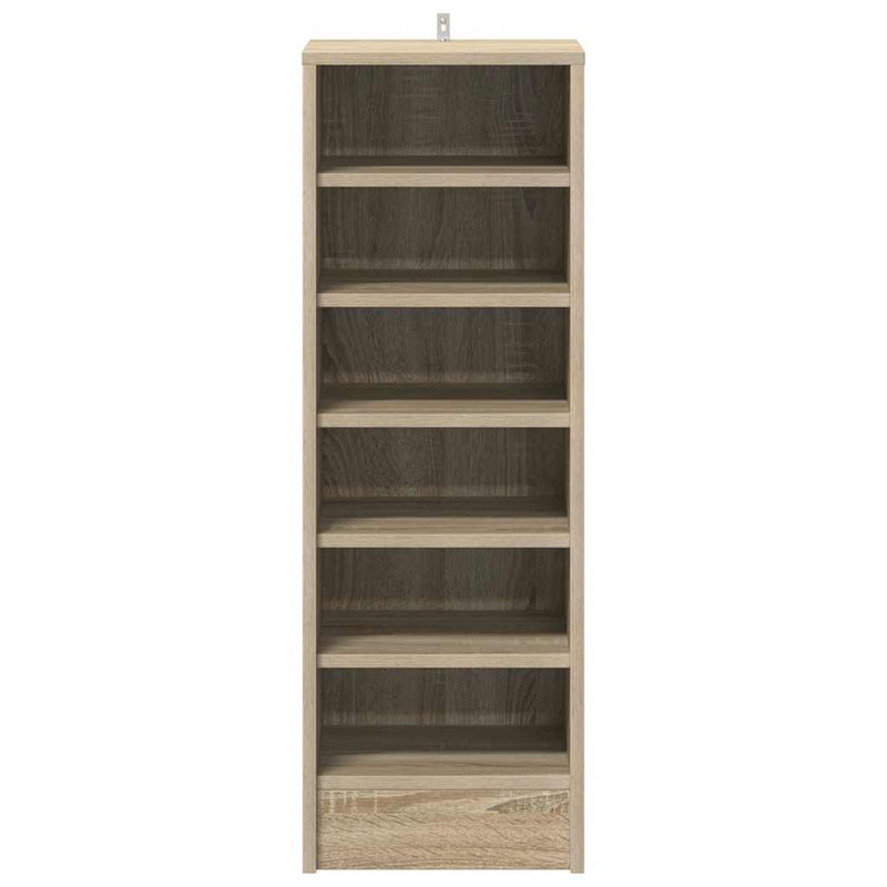 vidaXL sonoma tölgy színű szerelt fa cipősszekrény 31,5 x 35 x 90 cm