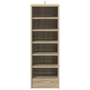 vidaXL sonoma tölgy színű szerelt fa cipősszekrény 31,5 x 35 x 90 cm