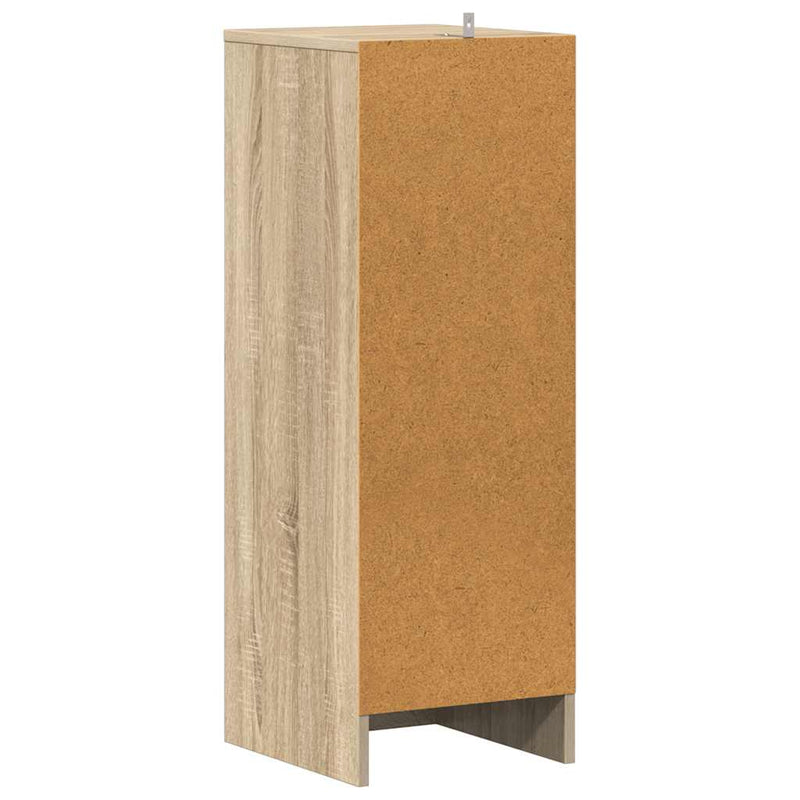 vidaXL sonoma tölgy színű szerelt fa cipősszekrény 31,5 x 35 x 90 cm