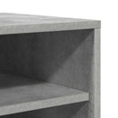 vidaXL betonszürke szerelt fa cipősszekrény 31,5 x 35 x 90 cm