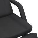 vidaXL fekete műbőr kozmetikai kezelőszék 180 x 62 x 78 cm