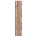 vidaXL barna szerelt fa cipőtartó 90x24x117 cm