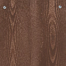 vidaXL barna szerelt fa cipőtartó 90x24x117 cm
