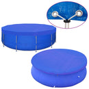 vidaXL 2 db kör alakú polietilén medencetakaró 540 cm 90 g/m²