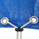 vidaXL 2 db kör alakú polietilén medencetakaró 540 cm 90 g/m²