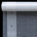 vidaXL 2 db fehér takaróponyva 260 g/m² 4 x 4 m