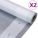 vidaXL 2 db fehér takaróponyva 260 g/m² 4 x 5 m