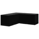 vidaXL 2 db L-alakú kerti bútor huzat 12 fűzőlyukkal 250 x 250 x 90 cm