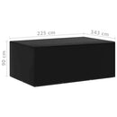 vidaXL 2 db kerti bútor huzat 7 fűzőlyukkal 225 x 143 x 90 cm