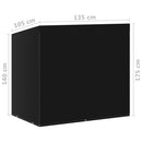 vidaXL 2 db hintapadtakaró ponyva 6 fűzőlyukkal 135 x 105 x 175 cm