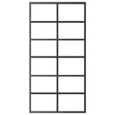 vidaXL ESG üveg és alumínium tolóajtó fémszerelvény-szettel 102x205 cm