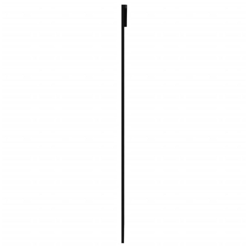 vidaXL ESG üveg és alumínium tolóajtó fémszerelvény-szettel 102x205 cm