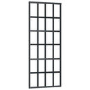 vidaXL ESG üveg és alumínium tolóajtó fémszerelvény-szettel 76x205 cm