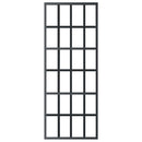 vidaXL ESG üveg és alumínium tolóajtó fémszerelvény-szettel 76x205 cm