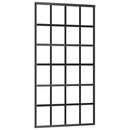 vidaXL ESG üveg és alumínium tolóajtó fémszerelvény-szettel 102x205 cm