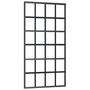 vidaXL ESG üveg és alumínium tolóajtó fémszerelvény-szettel 102x205 cm