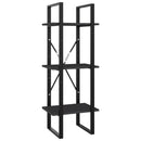 vidaXL 5 szintes szürke szerelt fa könyvszekrény 40 x 30 x 175 cm