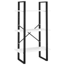 vidaXL 5 szintes fehér szerelt fa könyvszekrény 60 x 30 x 175 cm