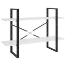 vidaXL 5 szintes fehér szerelt fa könyvszekrény 100 x 30 x 175 cm
