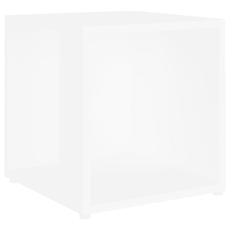 vidaXL fehér szerelt fa kisasztal 33 x 33 x 34,5 cm