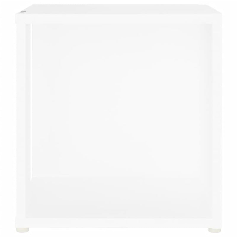 vidaXL fehér szerelt fa kisasztal 33 x 33 x 34,5 cm