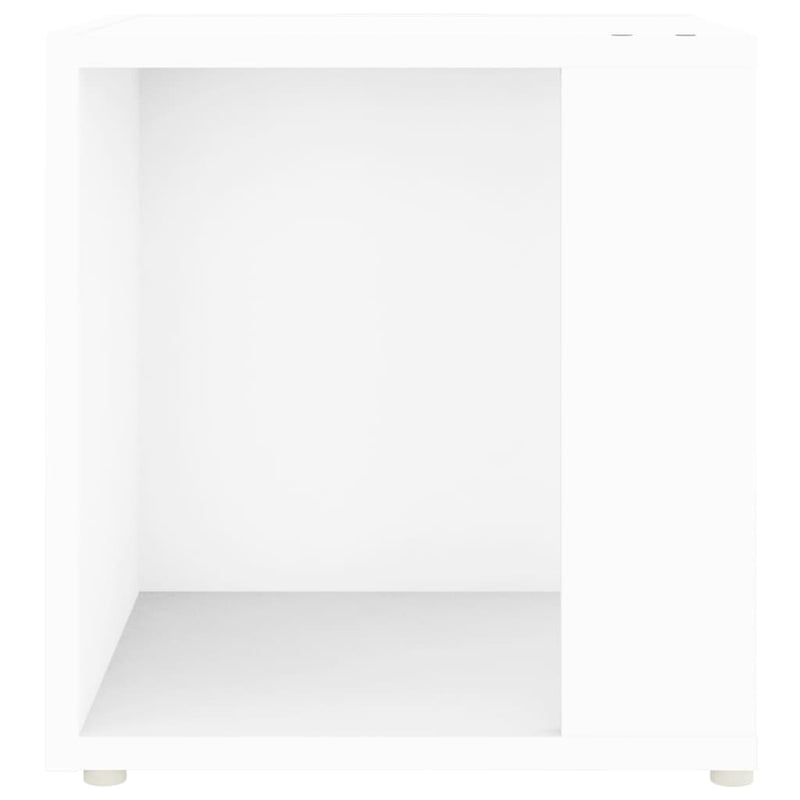 vidaXL fehér szerelt fa kisasztal 33 x 33 x 34,5 cm