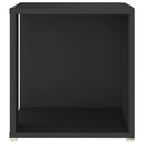 vidaXL fekete szerelt fa kisasztal 33 x 33 x 34,5 cm