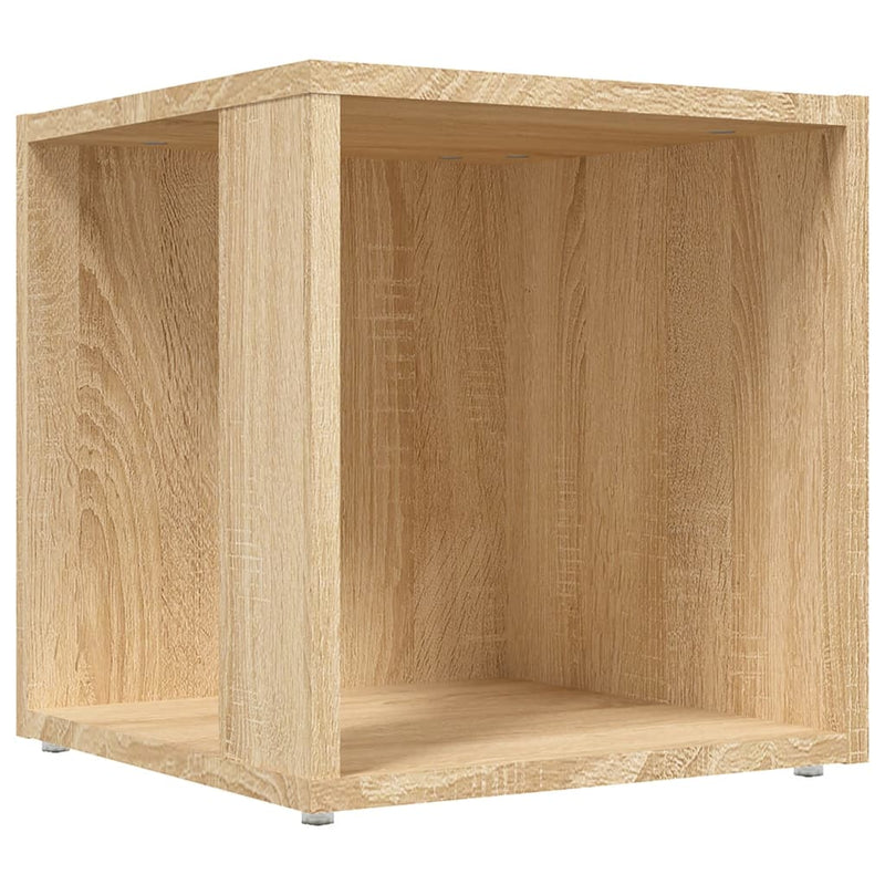 vidaXL sonoma tölgy színű szerelt fa kisasztal 33 x 33 x 34,5 cm