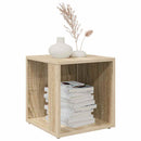 vidaXL sonoma tölgy színű szerelt fa kisasztal 33 x 33 x 34,5 cm