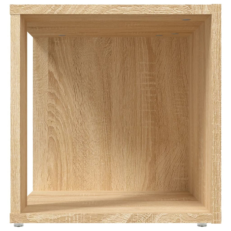 vidaXL sonoma tölgy színű szerelt fa kisasztal 33 x 33 x 34,5 cm