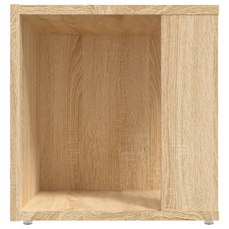 vidaXL sonoma tölgy színű szerelt fa kisasztal 33 x 33 x 34,5 cm
