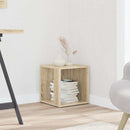 vidaXL sonoma tölgy színű szerelt fa kisasztal 33 x 33 x 34,5 cm