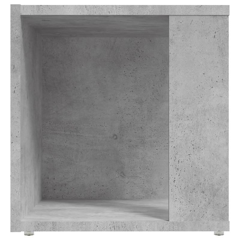 vidaXL betonszürke szerelt fa kisasztal 33 x 33 x 34,5 cm