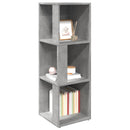 vidaXL betonszürke szerelt fa sarokszekrény 33 x 33 x 100 cm