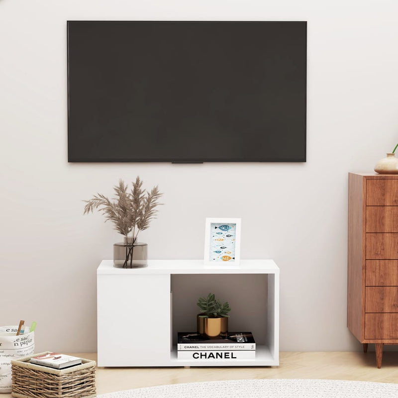vidaXL fehér szerelt fa TV-szekrény 60 x 24 x 32 cm