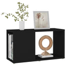 vidaXL fekete szerelt fa TV-szekrény 60 x 24 x 32 cm