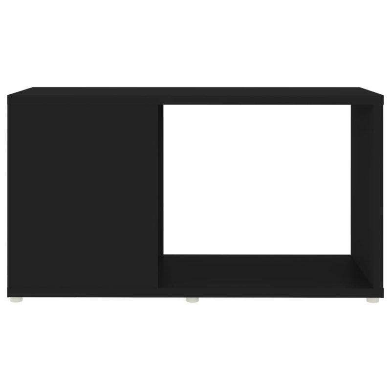 vidaXL fekete szerelt fa TV-szekrény 60 x 24 x 32 cm
