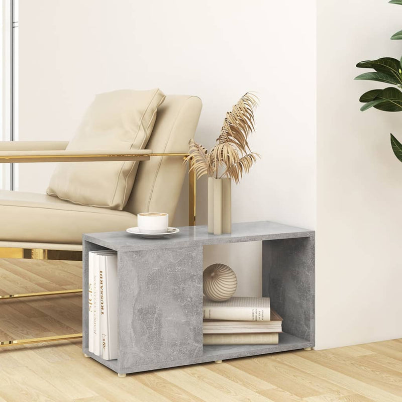 vidaXL betonszürke szerelt fa TV-szekrény 60 x 24 x 32 cm