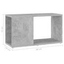 vidaXL betonszürke szerelt fa TV-szekrény 60 x 24 x 32 cm