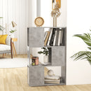 vidaXL betonszürke szerelt fa térelválasztó könyvszekrény 60x24x94 cm