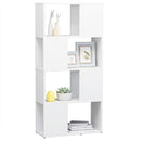 vidaXL fehér szerelt fa térelválasztó könyvszekrény 60 x 24 x 124,5 cm