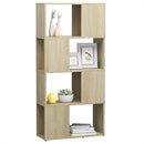vidaXL sonoma-tölgyszínű térelválasztó könyvszekrény 60x24x124,5 cm