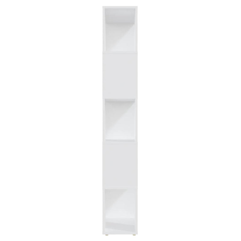 vidaXL fehér szerelt fa térelválasztó könyvszekrény 60 x 24 x 155 cm
