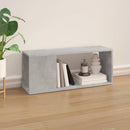 vidaXL betonszürke szerelt fa TV-szekrény 80 x 24 x 32 cm