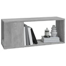 vidaXL betonszürke szerelt fa TV-szekrény 80 x 24 x 32 cm