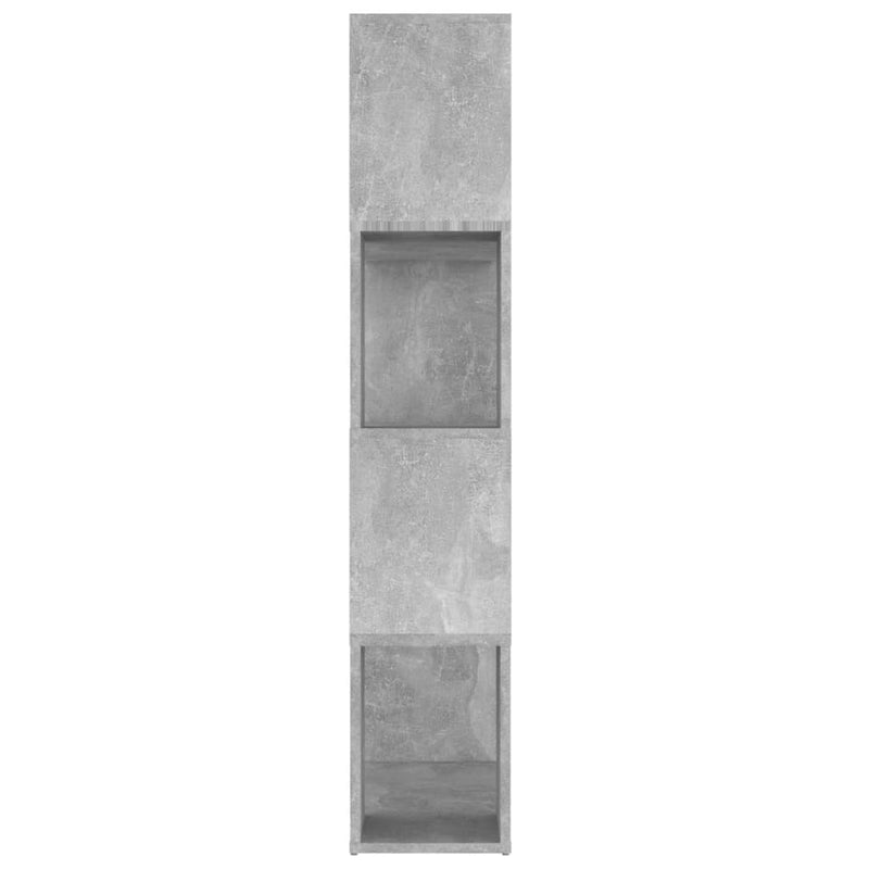 vidaXL betonszürke térelválasztó könyvszekrény 80 x 24 x 124,5 cm